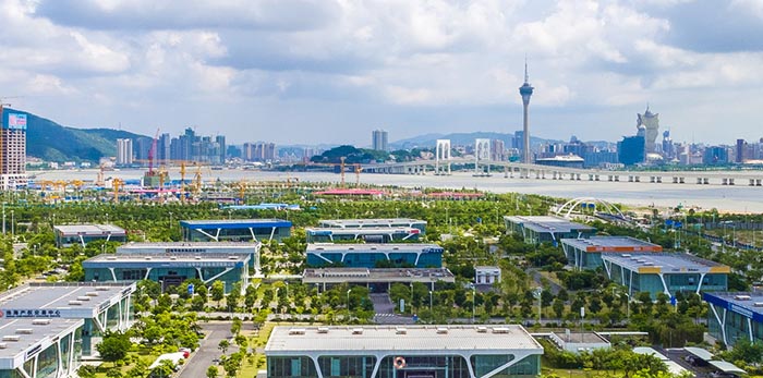 横琴金融工业基地实景图